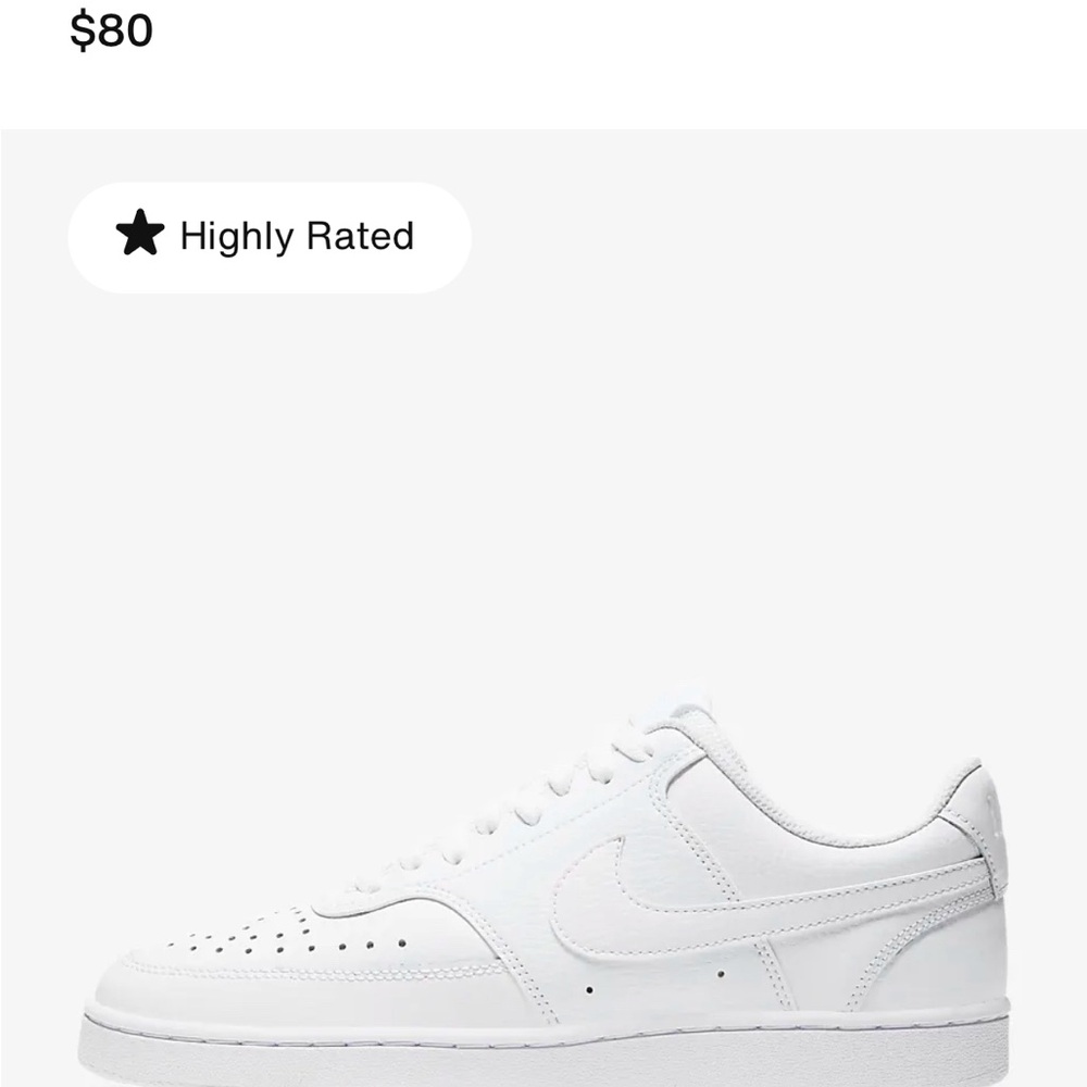 Nike court vision low size 6